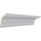 Ekena Millwork 6"H x 6 3/8"P x 8 7/8"F x 94 1/2"L, (1 3/8" Repeat), Brightton Crown Moulding MLD06X06X09BR - alternate 2